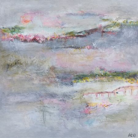 Akryl maleri Free I af Heidi Lind Bonde malet i 2023