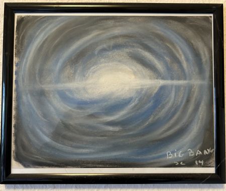 Kul maleri Big Bang af John Christensen malet i 2014