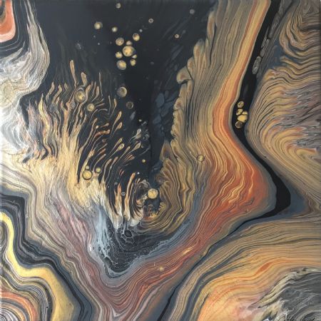 Akryl maleri Ascension 2 af Catlen Gjøl malet i 2023