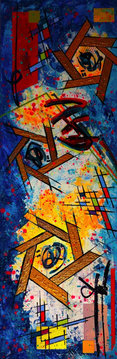  maleri WHIMSICAL ILLUSIONS af i Van Balco Art malet i 2024